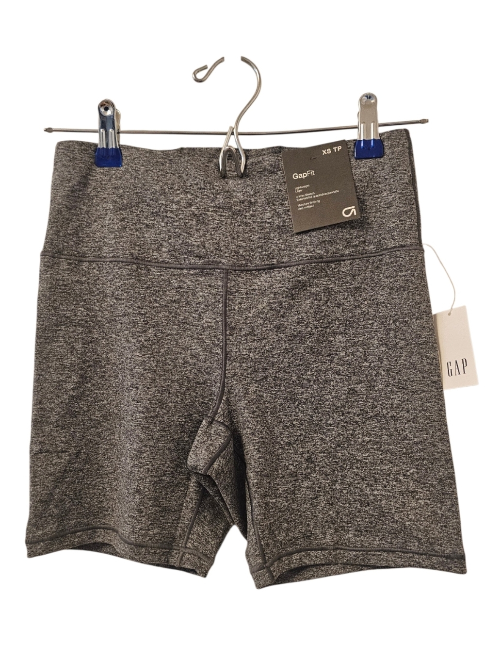 Grey GAP Women's GapFit Smooth Jersey Bike Shorts